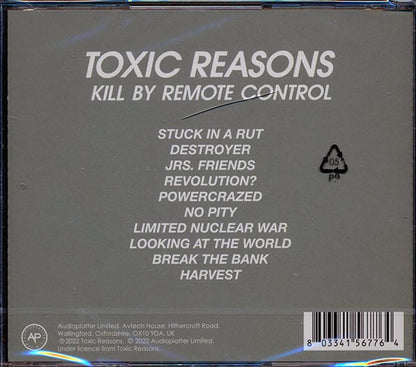 Toxic Reasons – Kill By Remote Control - CD