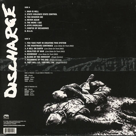 Discharge War Is Hell Blue Vinyl Edition - LP