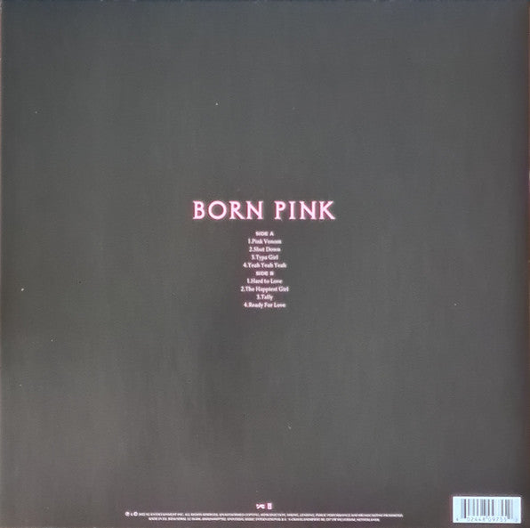 BLACKPINK – Born Pink - LP - Rosa/Pink - 2023 - YG Entertainment – B0036758-01, Interscope Records – B0036758-01