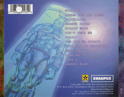 Bodyjar – Rimshot! - CD - 1996 - Revelation Records – RD2 - Punch Hole At Barcode - CD Muy Buen Estado (VG+) / Portada Muy Buen Estado (VG+)