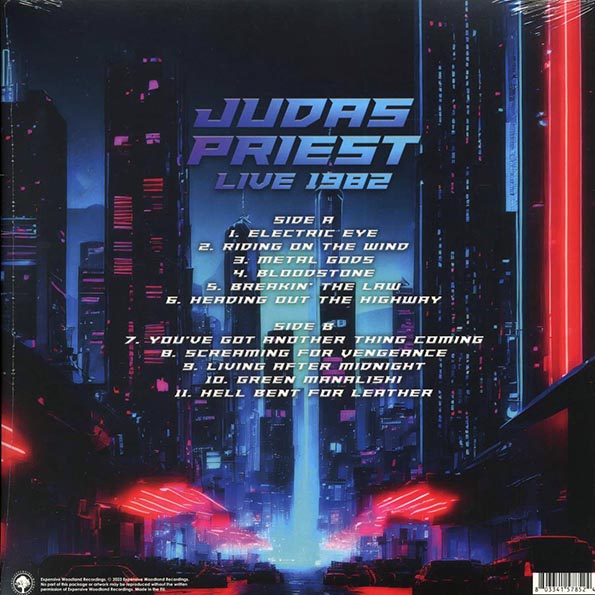 Judas Priest – Live 1982 - LP - Clear - Gatefold Sleeve