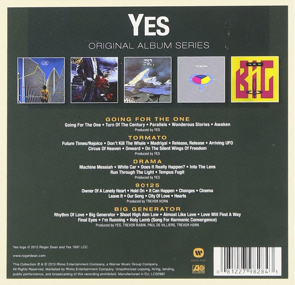 Yes - Original Album Series - 5xCD Box Set