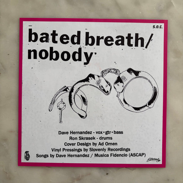 Scared Of Chaka - Bated Breath / Nobody (7", Single)