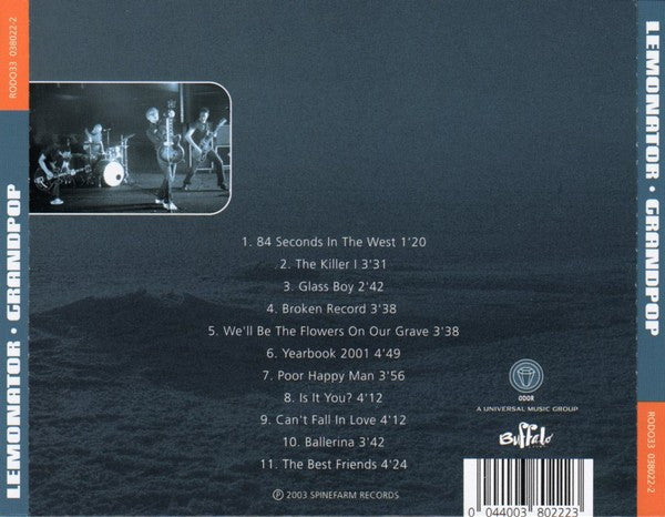 Lemonator – Grandpop - CD - Nuevo sin usar pero no precintado / New unplayed but not sealed.