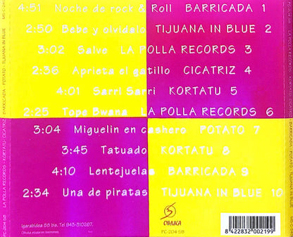 La Polla Records / Kortatu / Barricada / Tijuana In Blue / Cicatriz - Versiones Originales - CD - 1994 - Oihuka – PC-204-SB, Oihuka – M5-C-249