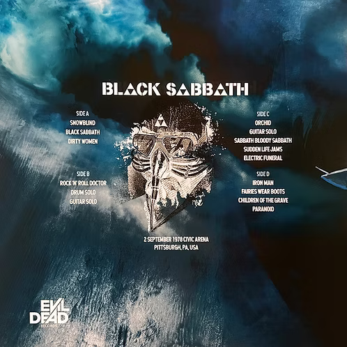 BLACK SABBATH 2xLP Never Say Die! '78 Tour (66 Numbered Copies Lythography)