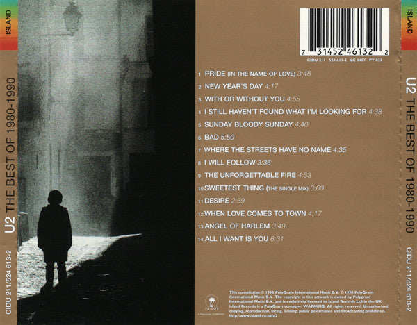 U2 – The Best Of 1980-1990 - CD