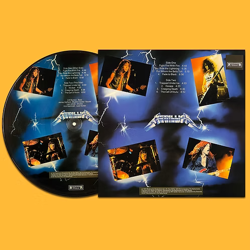 METALLICA LP Ride The Lightning (Picture Disc with Cover and Insert)