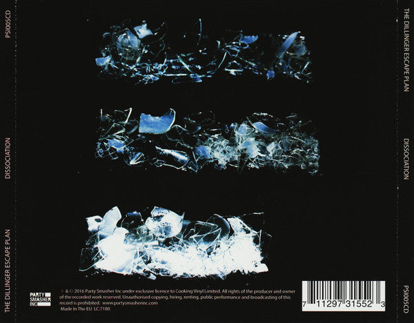 The Dillinger Escape Plan – Dissociation - CD - 2016 - Party Smasher Inc. – PSI005CD - CD Muy Buen Estado / Portada Como Nueva (VG+/M-)