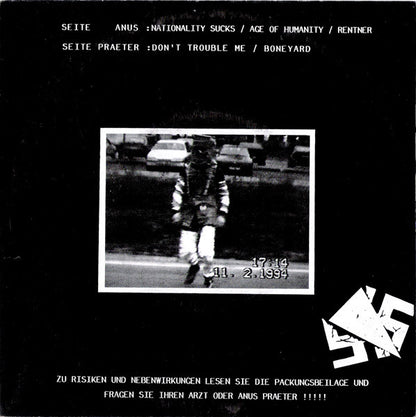 Anus Praeter – Anus Praeter - 7" - 1999 - Wahnfried Records – Muy Buen Estado / Very Good Condition (M- / VG+)