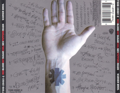 Red Hot Chili Peppers – Blood Sugar Sex Magik - CD - 1991 - Warner Bros. Records – 7599-26681-2