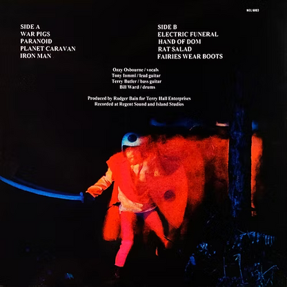 BLACK SABBATH LP Paranoid (Translucid Blue Coloured Vinyl)
