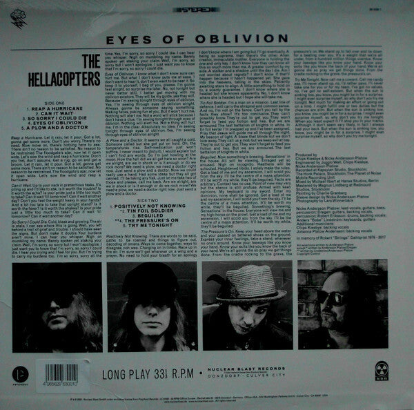 The Hellacopters ‎– Eyes Of Oblivion - LP
