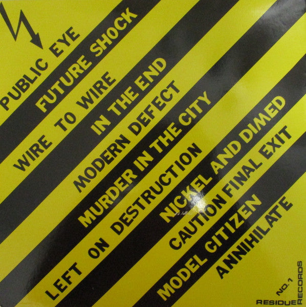 Pedestrians – Future Shock - LP - 2005 - Residue Records – RESIDUE-01 - Nuevo sin usar pero no precintado / New and unplayed but not sealed.