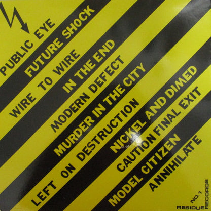 Pedestrians – Future Shock - LP - 2005 - Residue Records – RESIDUE-01 - Nuevo sin usar pero no precintado / New and unplayed but not sealed.