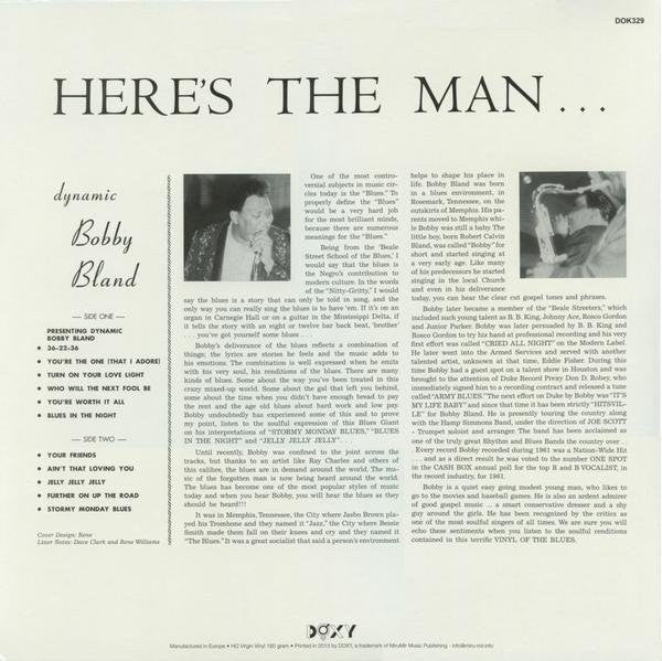 Bobby Bland – Here's The Man!!! - LP+CD - 2013 - Doxy – DOK329