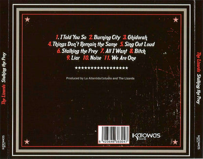 The Lizards – Stalking The Prey - CD - Muy Buen Estado / Very Good Condition (VG+ / VG+)