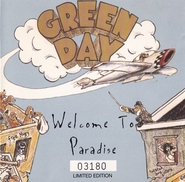 Green Day – Welcome To Paradise - CD-EP - Green Case - Numbered #09569 - 1994 - Reprise Records – W0269CDX - CD Muy Buen Estado (VG+) / Portada Como Nueva (M-)