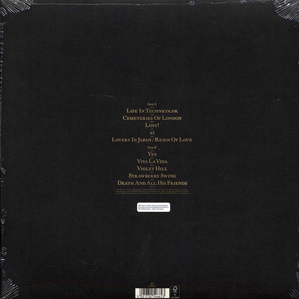 Coldplay ‎– Viva La Vida Or Death And All His Friends - LP - Clear - Gatefold Sleeve - Includes a booklet