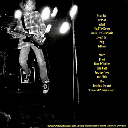 NIRVANA LP Broadcast Live At Paradiso, Amsterdam - November 25th, 1991