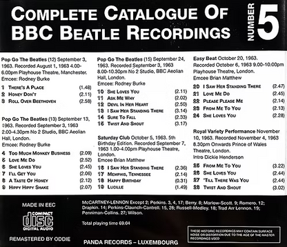 BEATLES CD Complete Catalogue Of BBC Beatles Recordings, No. 5