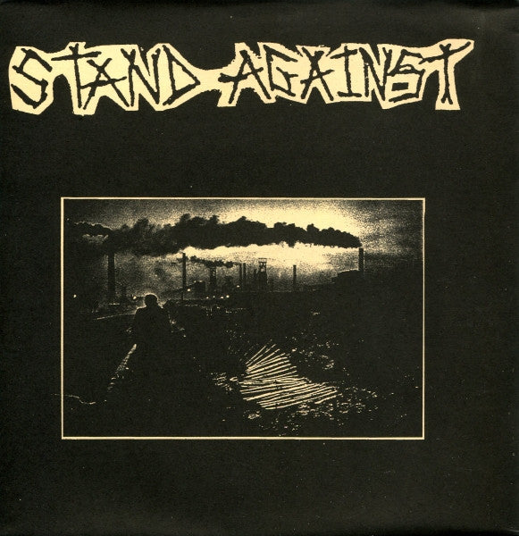 Stand Against / Excreted Alive – Stand Against / «Product Of The System» - 7" - 1998 - Dry Retch – D.R. 003 - Vinilo Como Nuevo / Portada Muy Buen Estado (M-/VG+).