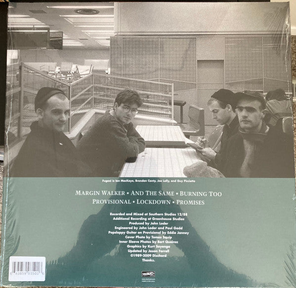 Fugazi – Margin Walker - LP - Translucent Green - 2023 - Dischord Records – Dischord 35, Dischord Records – DIS35V