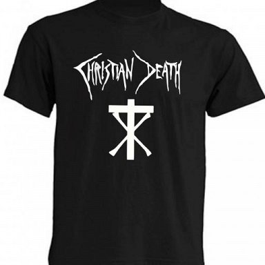 Christian Death - Camiseta / T-Shirt / Tallas – Sizes: S/M/L/XL/XXL