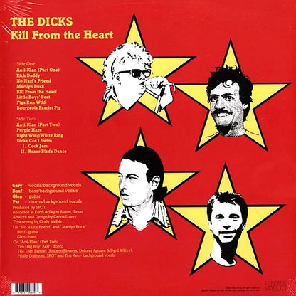 Dicks Kill From The Heart Red Vinyl Edtion LP (Superior Viaduct