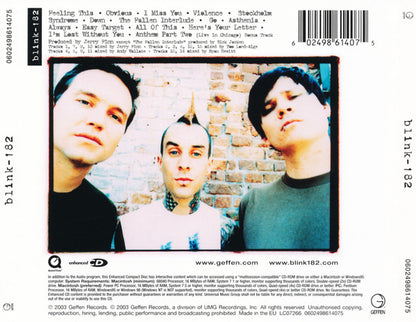 Blink-182 ‎– Blink-182 - CD - CD Como Nuevo / Portada Como Nueva (M-/M-)