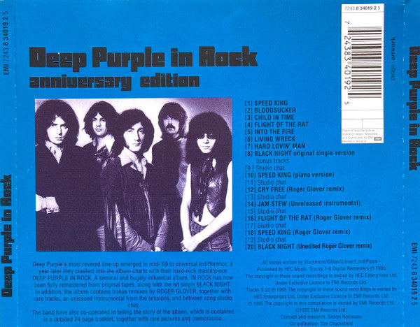 Deep Purple – In Rock - CD