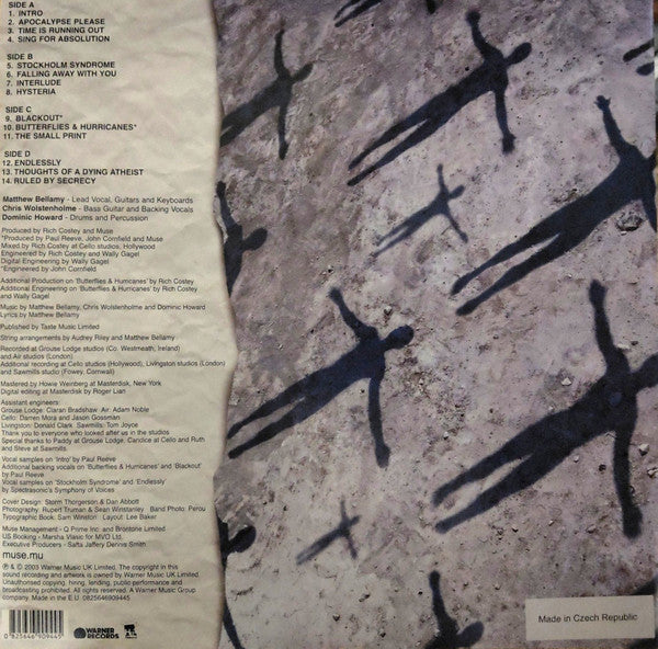 Muse ‎– Absolution - 2xLP - Gatefold - 2020 - Warner Records ‎– 0825646909445, Helium 3 ‎– 0825646909445