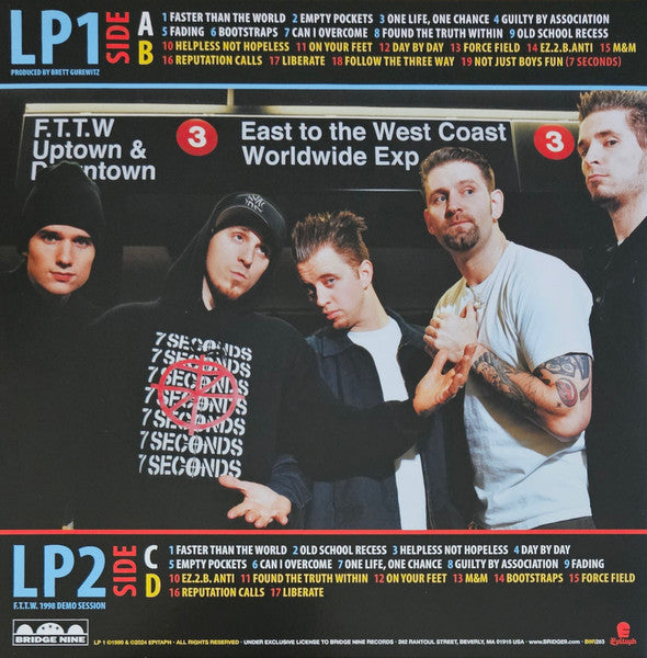H2O - F.T.T.W. (2xLP, Album, Ltd, RE, Red/Black/Blue Tri-Color & Green/Black/Yellow Tri-Color)