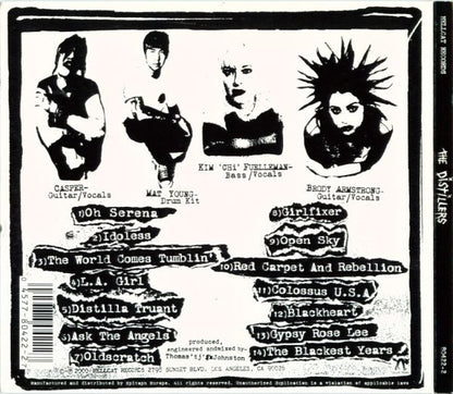 The Distillers – The Distillers - CD - Digipak - 2000 - Hellcat Records – 80422-2 - Muy Buen Estado / Very Good Condition (VG+ / VG+)