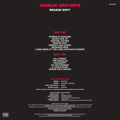 Angelic Upstarts - Reason Why? (LP, Album, RE)