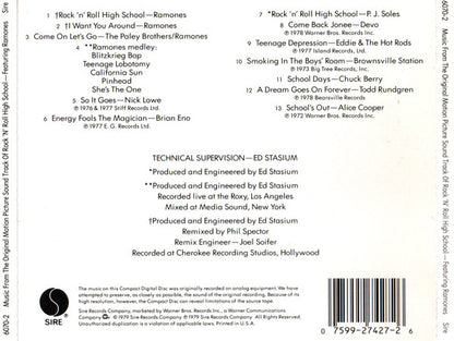 Various Featuring Ramones – Rock 'N' Roll High School - CD