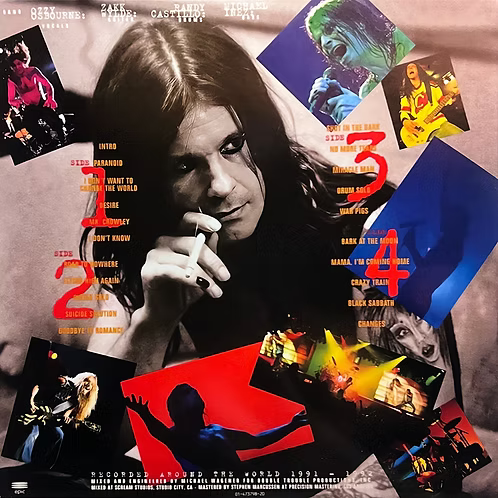 OZZY OSBOURNE 2xLP Live & Loud (Blue Coloured Vinyls)