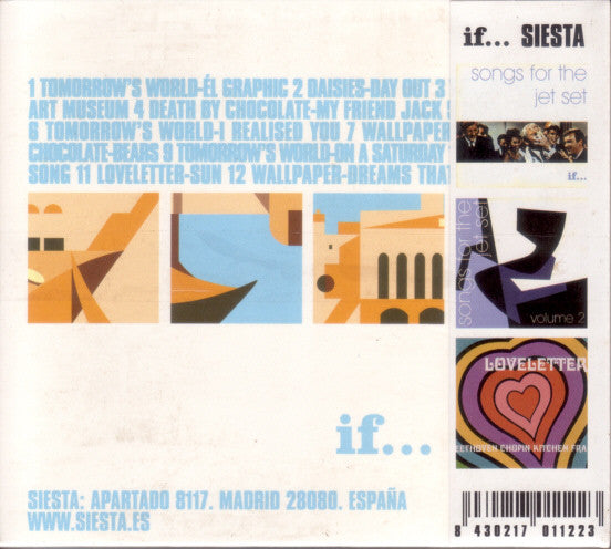Songs For The Jet Set 2000 - CD - 2000 - Siesta – SIESTA 122 - NUEVO - PRECINTADO / NEW – SEALED.