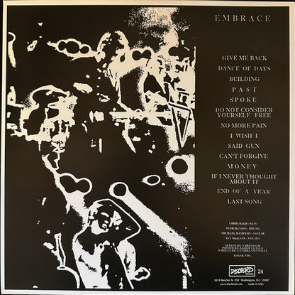 Embrace - Embrace (LP, Album, RE, RM, Verde / Green)