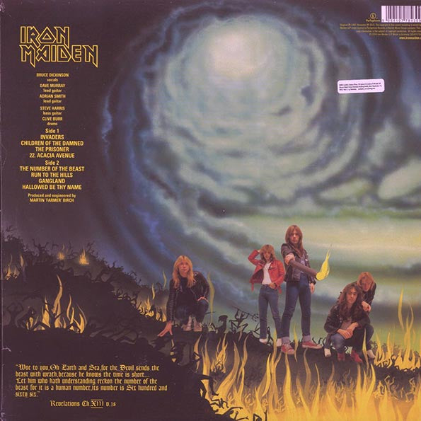 Iron Maiden – The Number Of The Beast - LP - 180 gr.