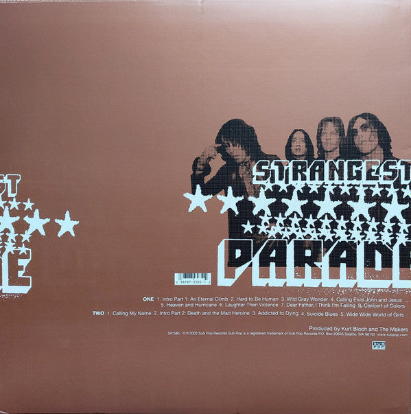 The Makers ‎– Strangest Parade - LP - 2002 - Sub Pop ‎– SP 585