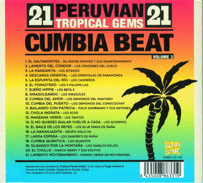 Cumbia Beat Vol. 3 (Peruvian Tropical Gems) - CD - 2019 - Vampi Soul – VAMPI CD 187 - NUEVO - PRECINTADO / NEW – SEALED.