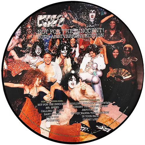 KISS LP Not For The Innocent! MISSPRINT (Picture Disc 200 Copies)