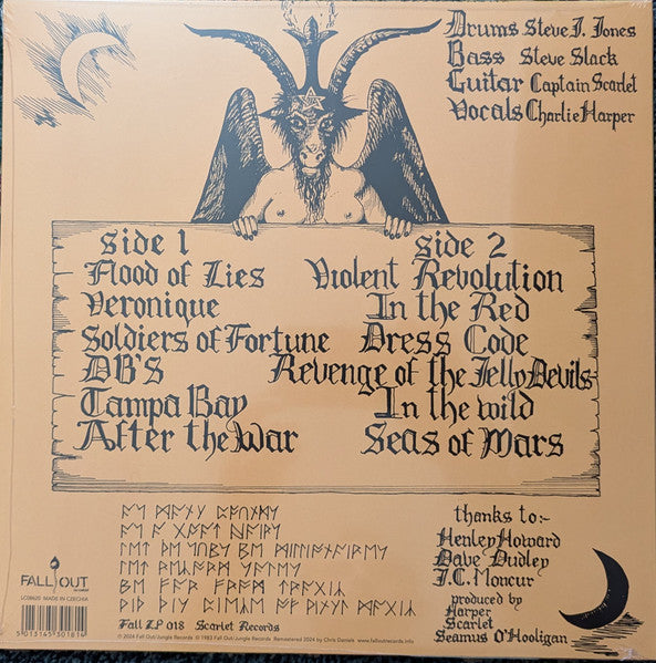U.K. Subs - Flood Of Lies (LP, Album, Ltd, RM, Transparent Ochre)
