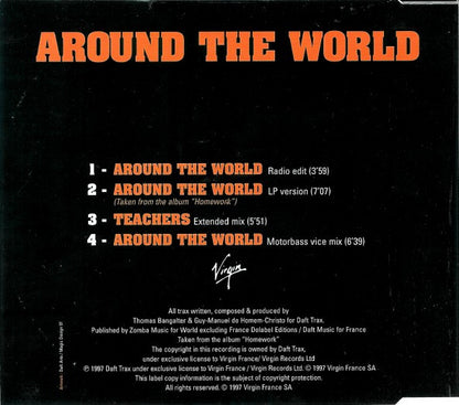 Daft Punk ‎– Around The World - CD-Single - 4 Temas - Muy Buen Estado / Very Good Condition (VG+/M-)