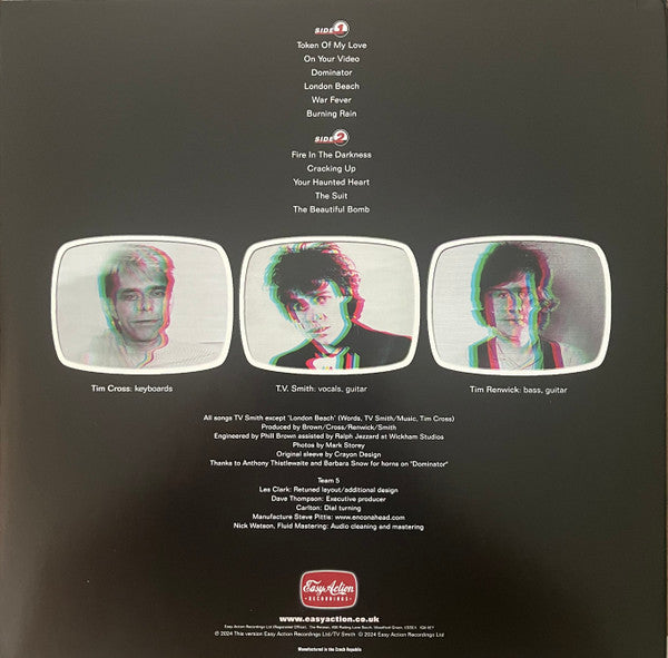 TV Smith - Channel Five (LP, Album, RE, RM, Rojo / Red)