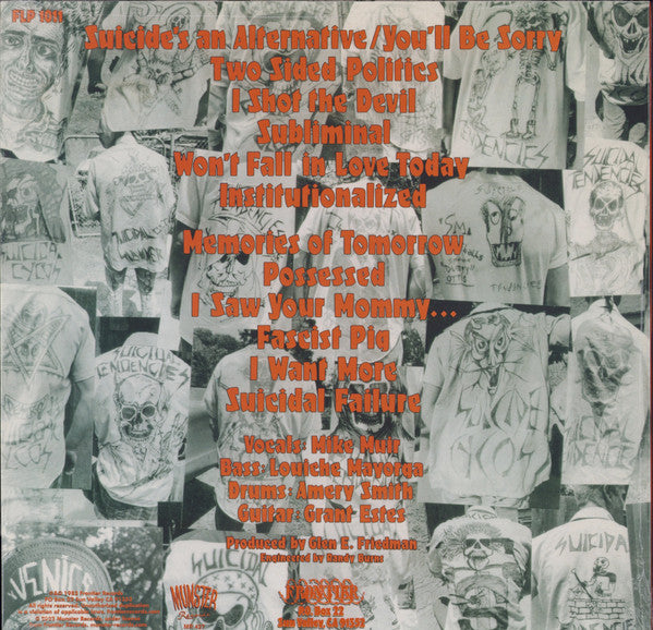 Suicidal Tendencies - Suicidal Tendencies (LP, Album, Ltd, RE, Rojo / Red)