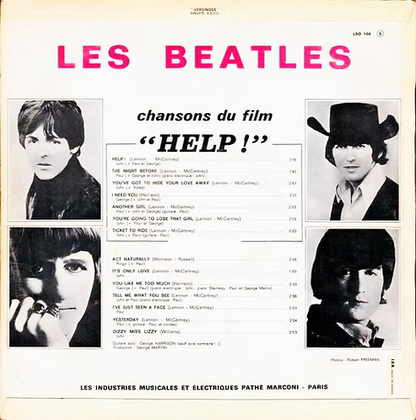 BEATLES CD Help! Chansons du film Help (French Vinyl Replica)