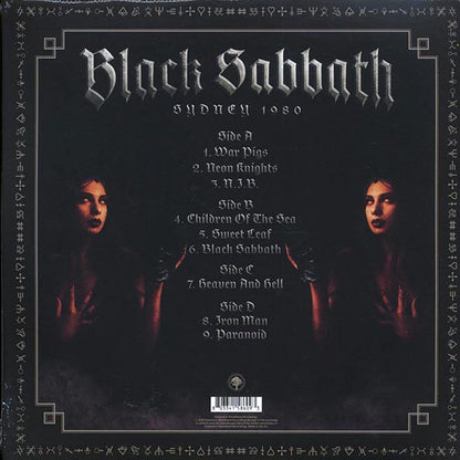 Black Sabbath – Sydney 1980 - 2xLP - Gatefold Sleeve