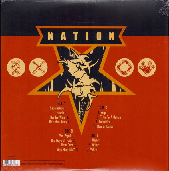 Sepultura – Nation - 2xLP - 180 gr. - 2022 - BMG – BMGCAT511BOX2